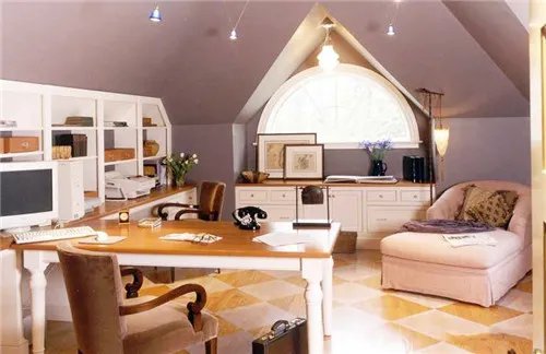 斜顶阁楼装修效果图 阁楼不要只当储物间