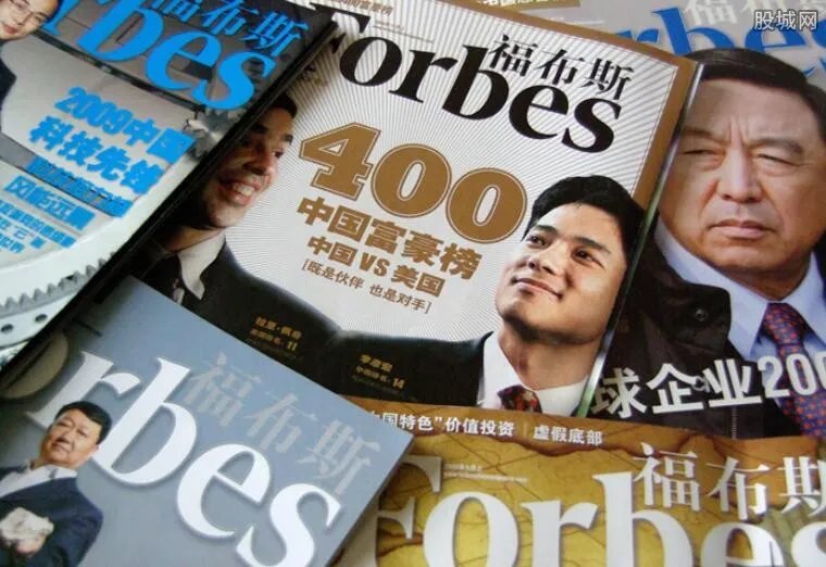 福布斯2019亿万榜 中国有多少富豪上榜单富豪身家