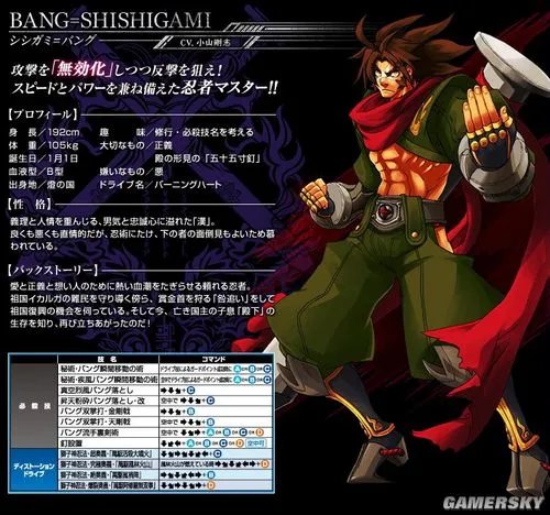 《苍翼默示录》PC版官方出招表