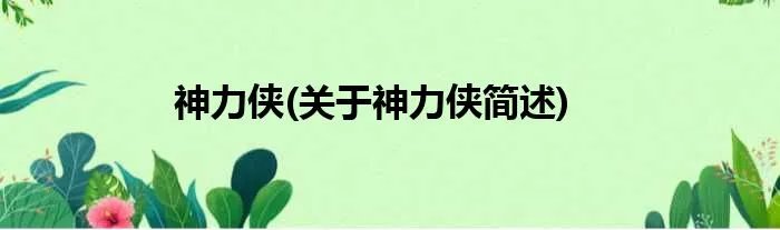 神力侠(关于神力侠简述)