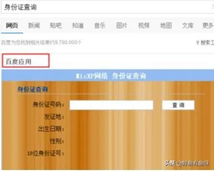 警察网个人资料查询