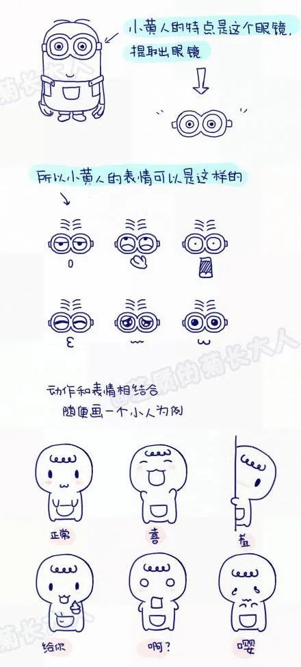 好看的表情线条