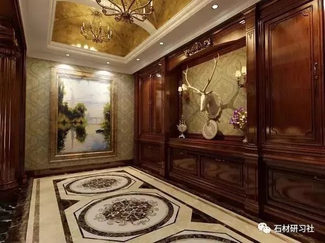 两套古典中式别墅石材装饰案例