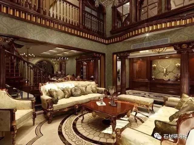 两套古典中式别墅石材装饰案例