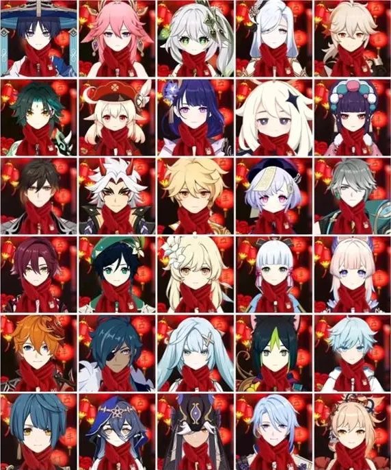 原神新年头像合集