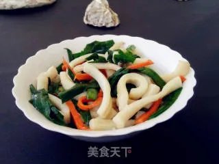 鱿鱼炒韭菜