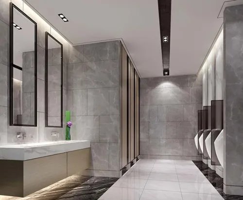 公共卫生间效果图 2017流行的公共卫生间设计