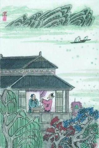 “风吹柳花满店香”的全诗描写的是什么?