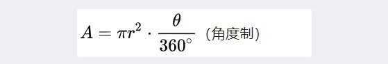 扇形侧面积公式