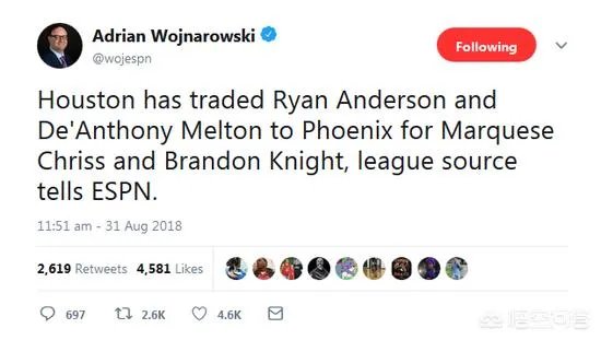 关于火箭和太阳交易,你怎么看?