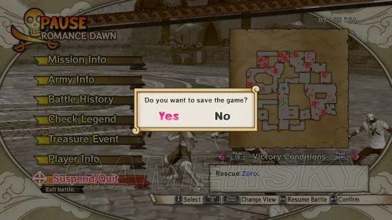 《海贼无双3》存档方法及存档位置详解