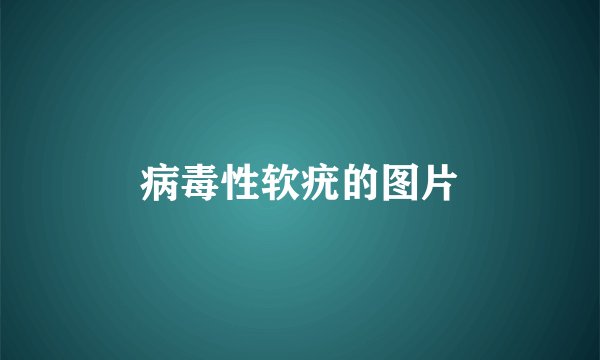 病毒性软疣的图片
