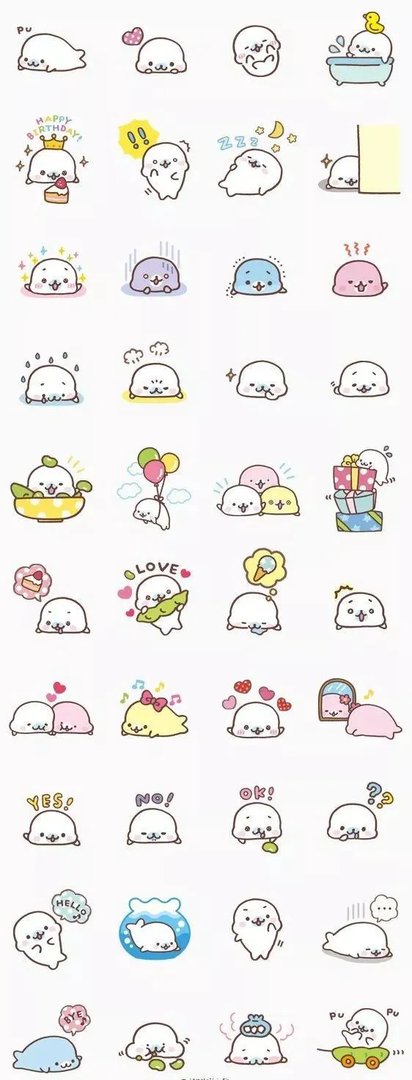 好看的表情线条