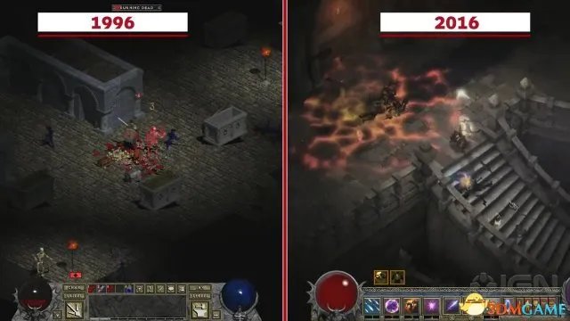 画质飞升？《暗黑破坏神1》96年原版vs重制版展示