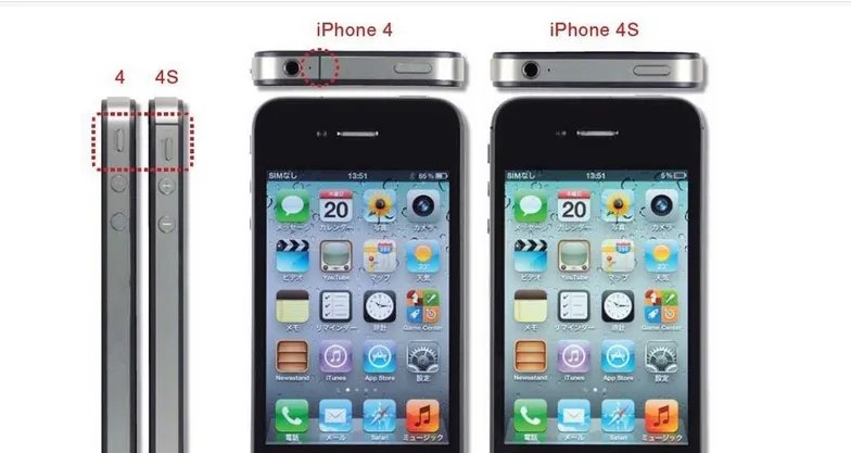 pingguo4和苹果4s一样大吗