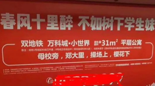 万科的什么广告被指低俗？