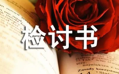 自我检查检讨书