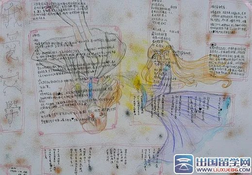 我爱文学手抄报