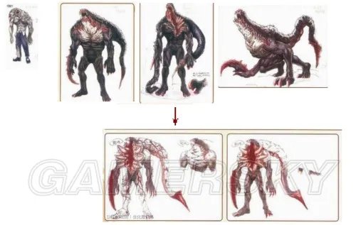 生化危机 系列各种形态暴君原设图评鉴