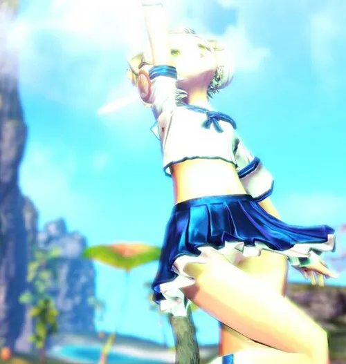 剑灵校服时装蓝色版欣赏 个性萝莉玩转时尚