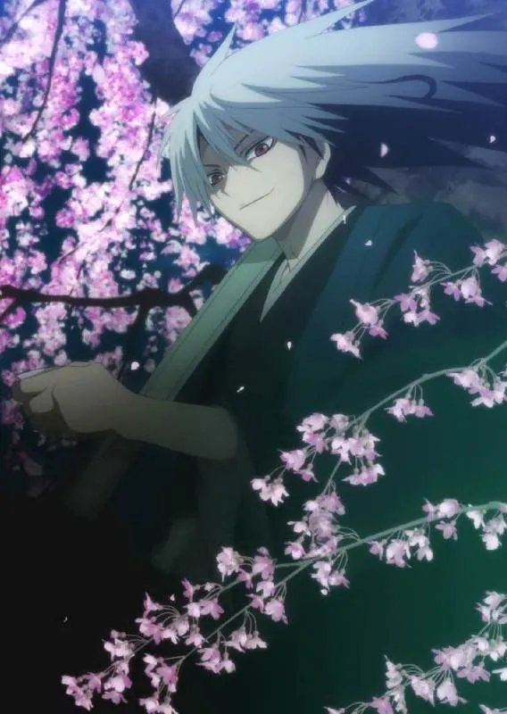 【滑头鬼之孙】求夜陆生坐在樱花树上能够做手机主题的清晰图