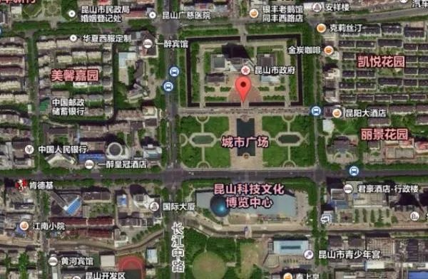 江苏省昆山市地图