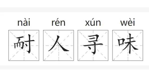 耐人寻味的拼音