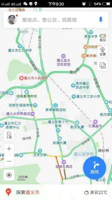 遵义市区地图