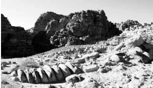 佩特拉城的石墓是什么样子？