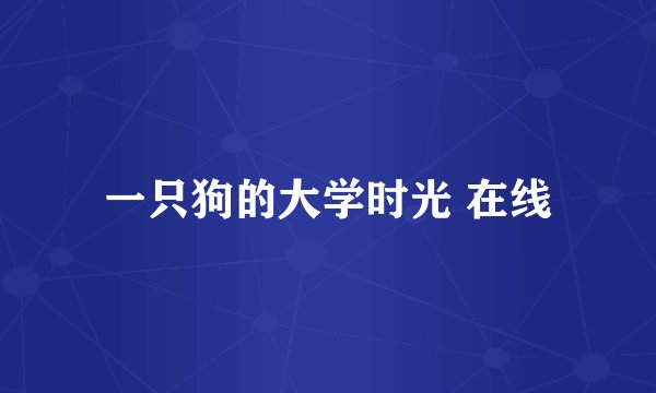 一只狗的大学时光 在线