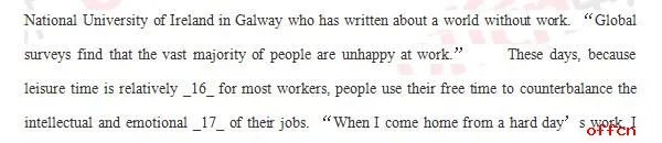 2017年考研英语二试题及答案（完整版）