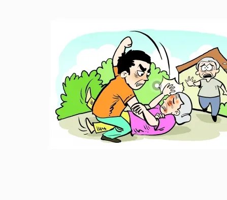 一男子为何要殴打母亲呢？