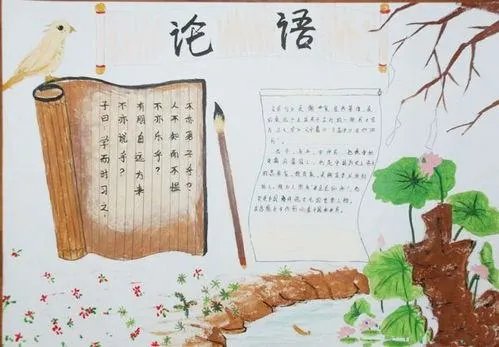 有朋自远方来手抄报初中内容