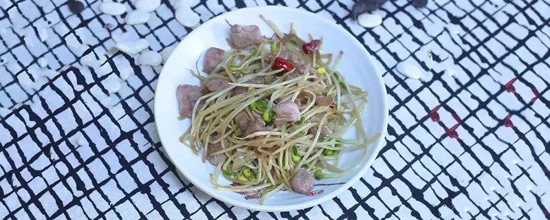 黄豆芽炒肉的做法 黄豆芽炒肉怎么炒