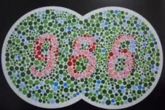 红绿色盲色弱测试图