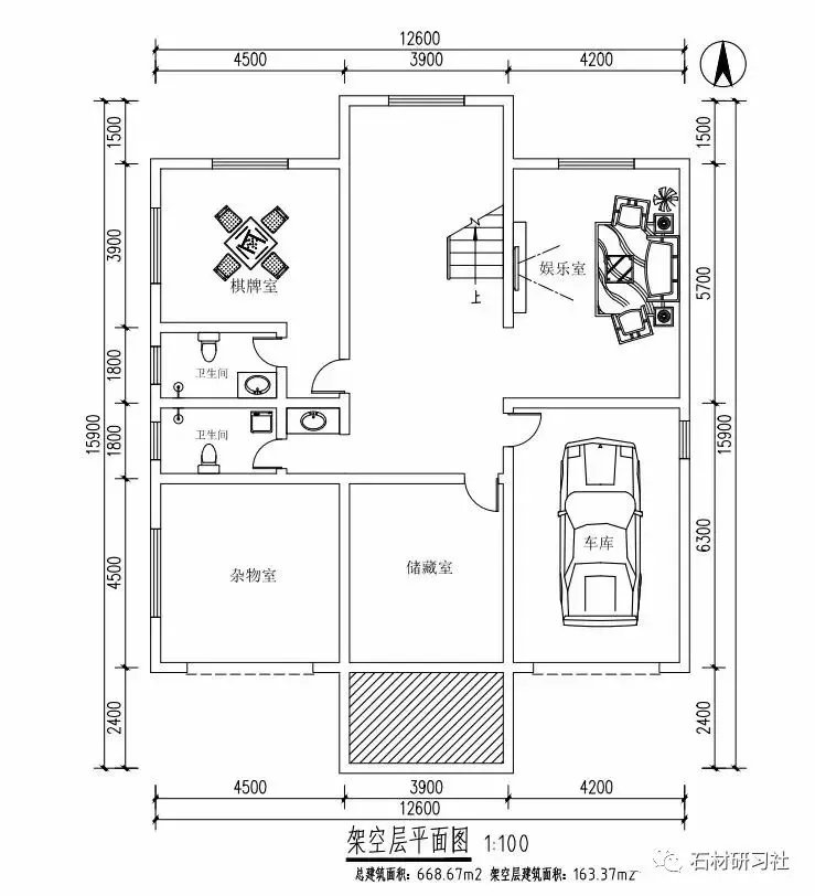 两套古典中式别墅石材装饰案例