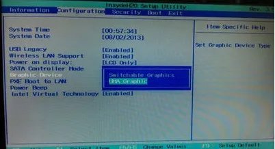 bios设置独立显卡教程