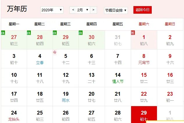 公历2月29日是什么节日 2020年2月29日有什么节日