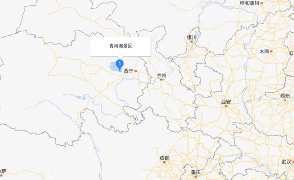 青海湖位于哪个省？