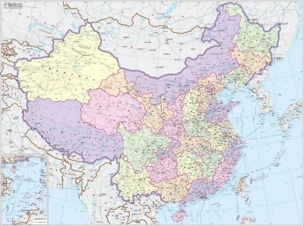 全国地形图高清版地图