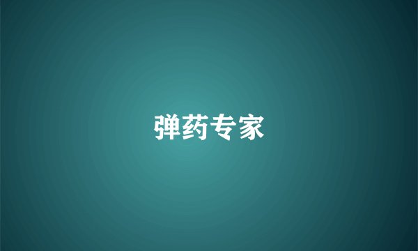 弹药专家