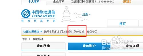 动感地带积分查询