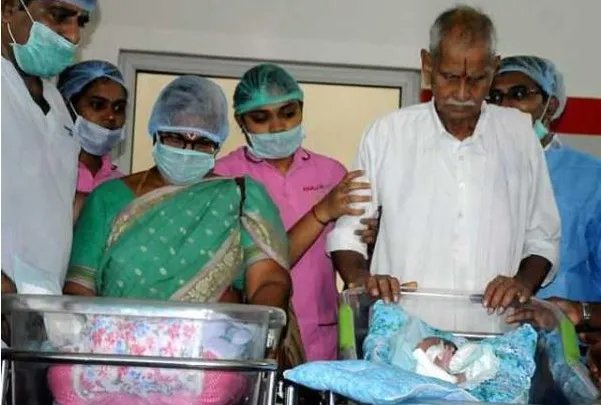 74岁老太生双胞胎女儿登热搜，年龄那么大他们还有能力照顾孩子吗？