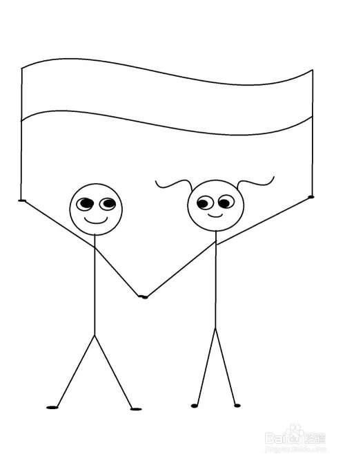 六一儿童节最简单的画法