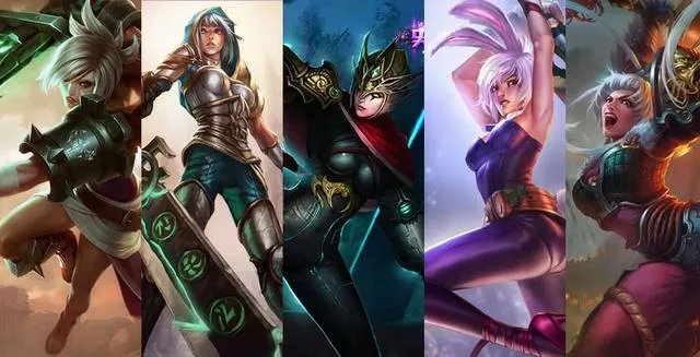 《LOL》瑞文全皮肤特效更新动图一览