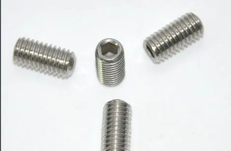 内六角凹端紧定螺钉和内六角平端紧定螺钉的区别？