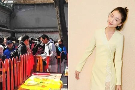 周冬雨祈福被偶遇 低调出场马尾很抢眼