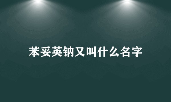 苯妥英钠又叫什么名字