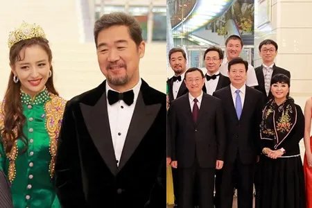 张国立喜获授勋众人送祝贺 参加中朝交流会征服现场嘉宾