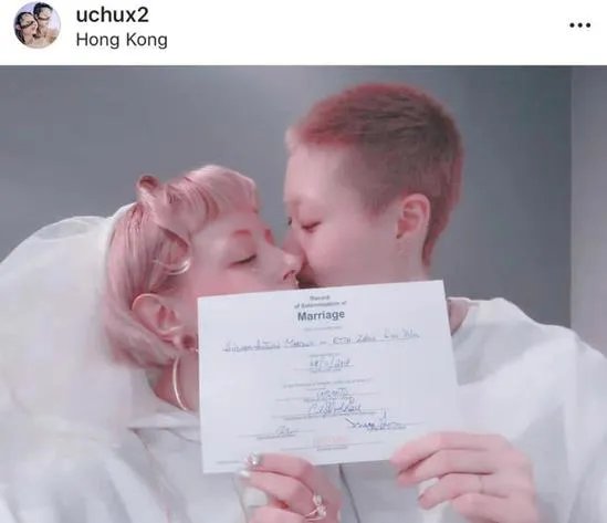 小龙女吴卓林结婚：太甜蜜了（图）